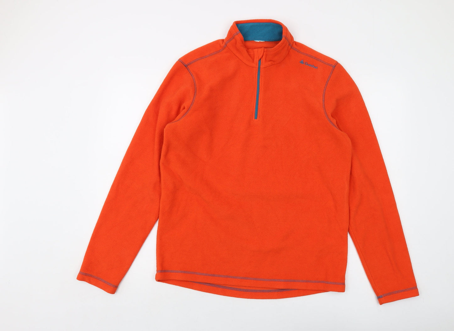 Mens UK Size M Quechua Orange Pullover Sweatshirt