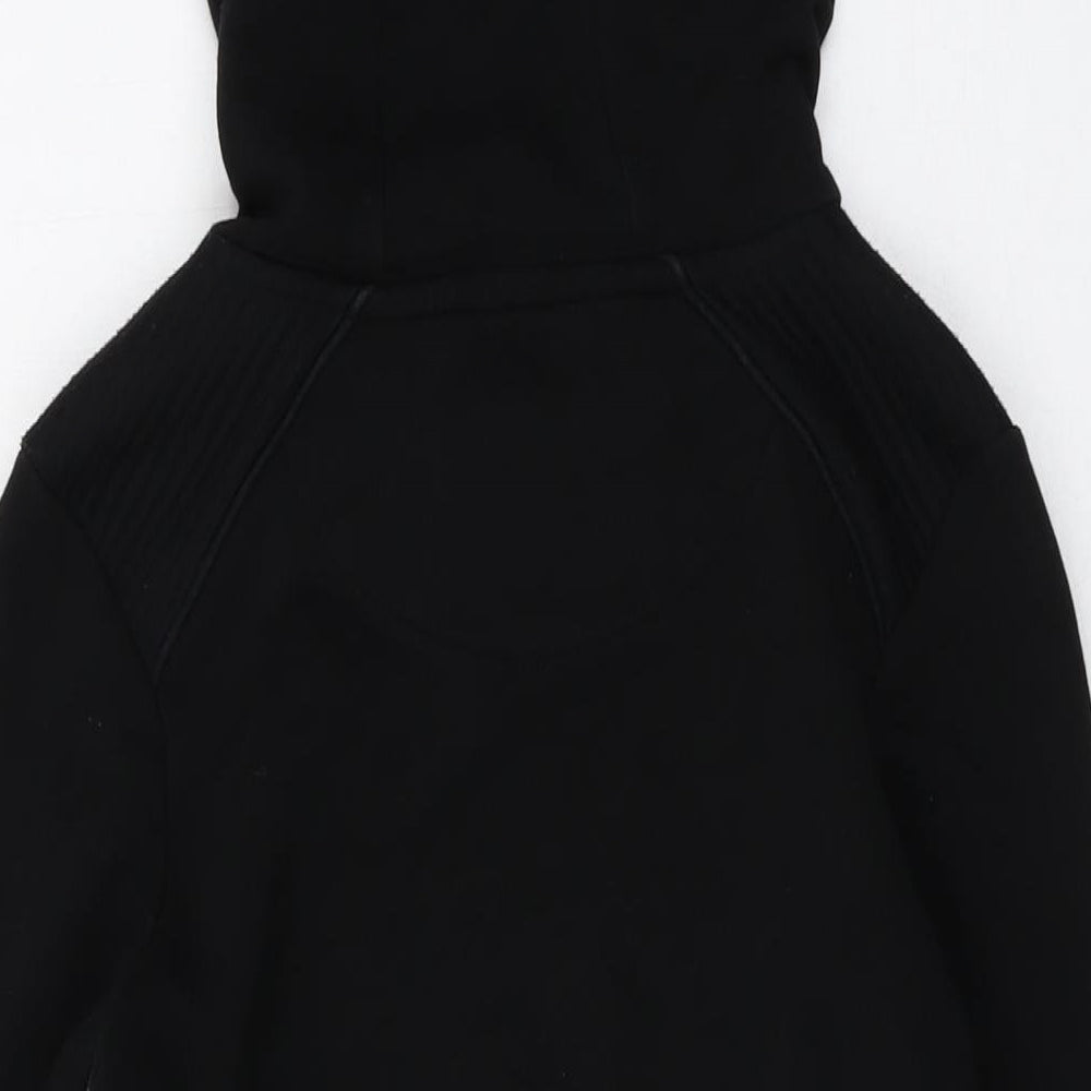Supply & Demand Co. Womens Black Cotton Pullover Hoodie Size 6 Pullover