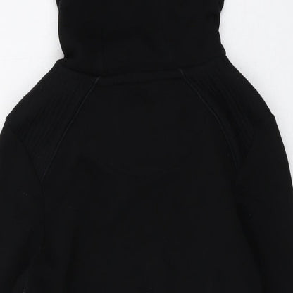 Supply & Demand Co. Womens Black Cotton Pullover Hoodie Size 6 Pullover