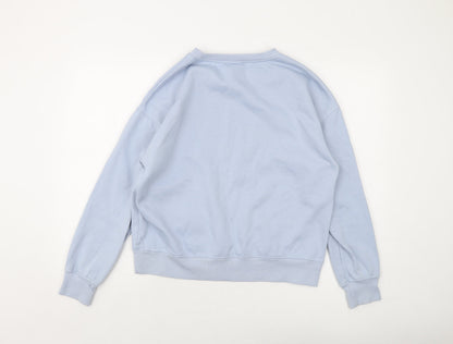 Womens UK Size 10 Disney Blue Pullover Sweatshirt