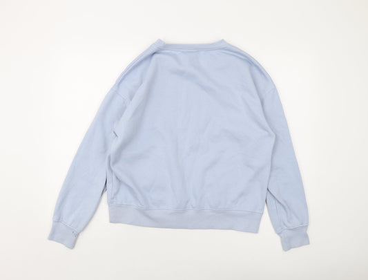 Womens UK Size 10 Disney Blue Pullover Sweatshirt