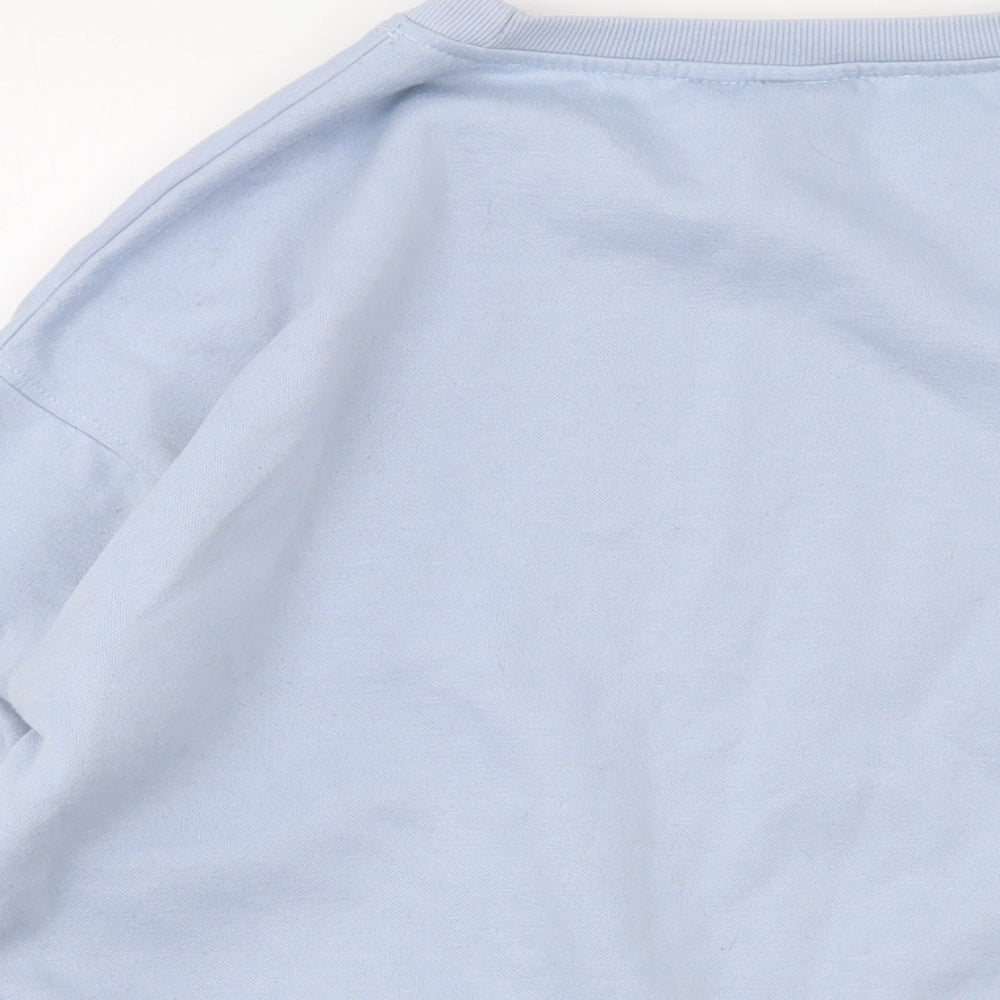 Womens UK Size 10 Disney Blue Pullover Sweatshirt