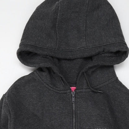 Womens UK Size 14 LA Gear Grey Full Zip Hoodie