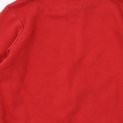 Converge Boys Red Cotton Pullover Sweatshirt Size 12-13 Years Pullover