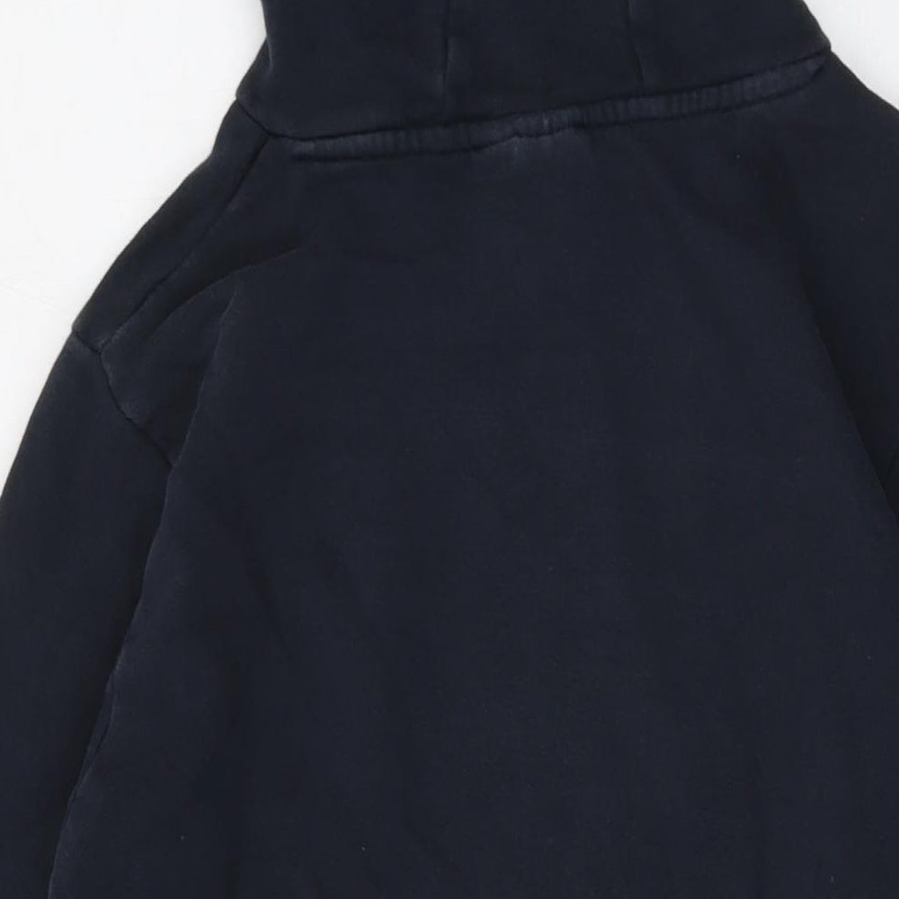 Mandalorian Boys Blue Cotton Pullover Hoodie Size 14-15 Years Pullover
