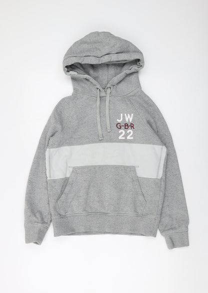 Womens UK Size 6 Jack Wills Grey Pullover Hoodie