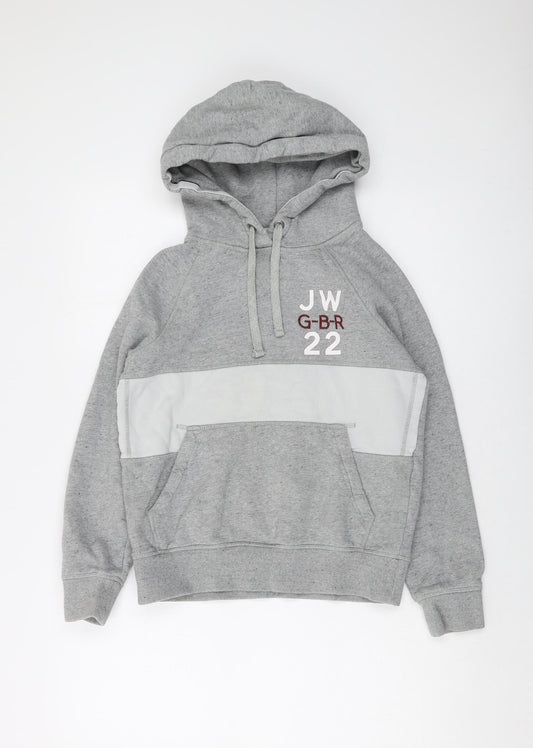 Womens UK Size 6 Jack Wills Grey Pullover Hoodie