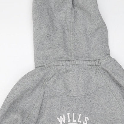 Womens UK Size 6 Jack Wills Grey Pullover Hoodie