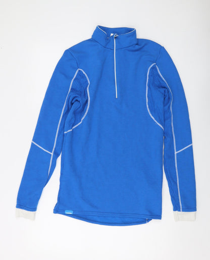 Mens UK Size M Oxylane Blue Pullover Sweatshirt