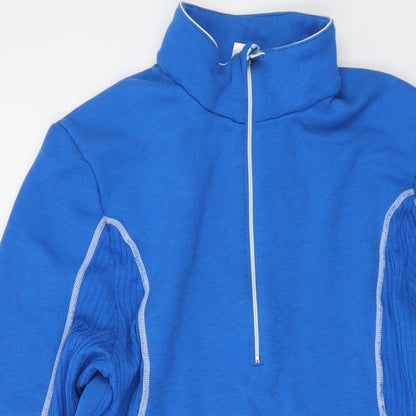 Mens UK Size M Oxylane Blue Pullover Sweatshirt