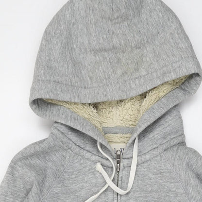 Womens UK Size 12 Jack Wills Grey Full Zip Hoodie