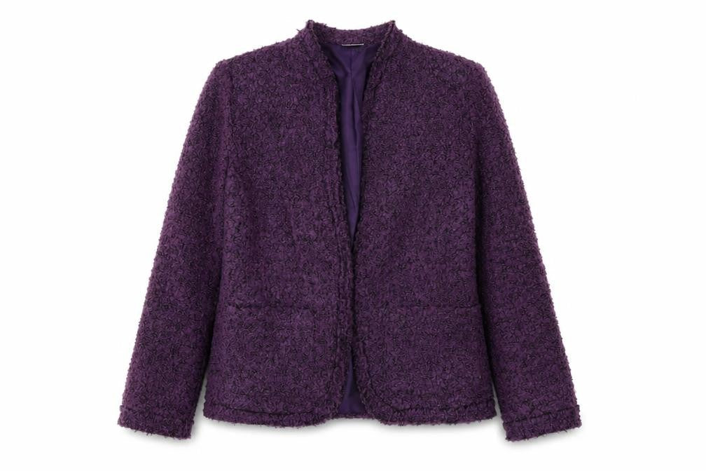 Womens UK Size 12 Damart Purple Jacket