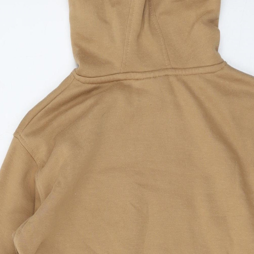 Womens UK Size 2XS Disney Brown Pullover Hoodie