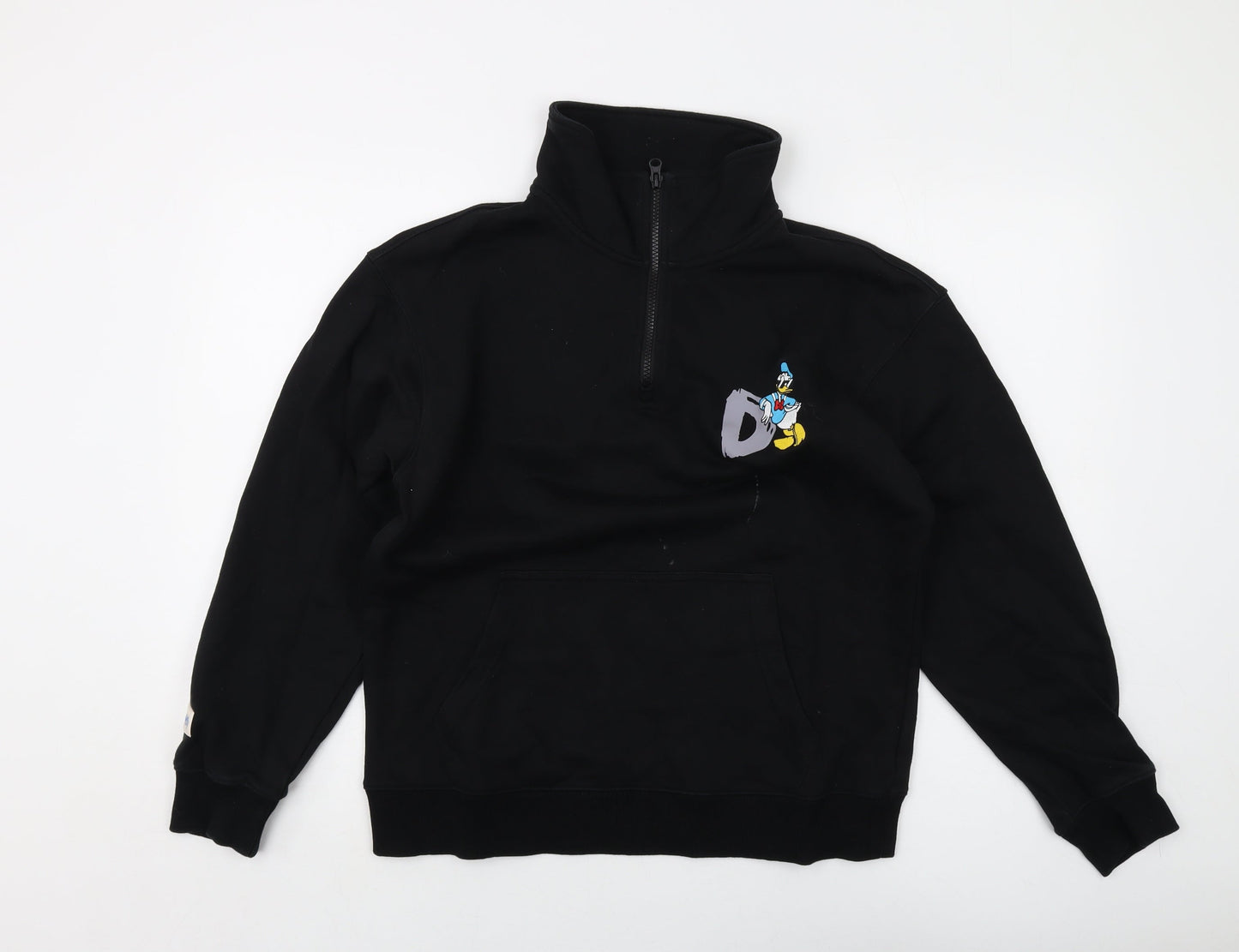 Womens UK Size M Disney Black Pullover Sweatshirt