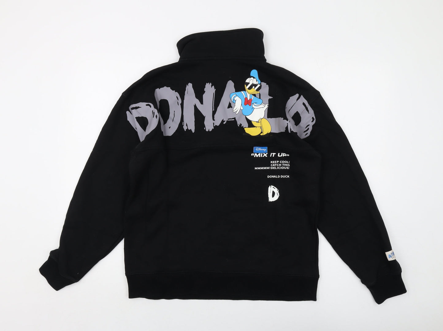 Womens UK Size M Disney Black Pullover Sweatshirt