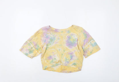 Womens UK Size M Urban Outfitters Multicoloured Basic T-Shirt