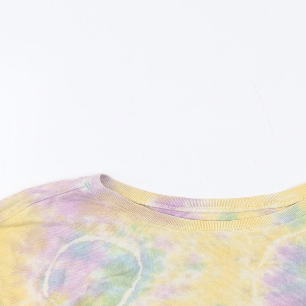 Womens UK Size M Urban Outfitters Multicoloured Basic T-Shirt