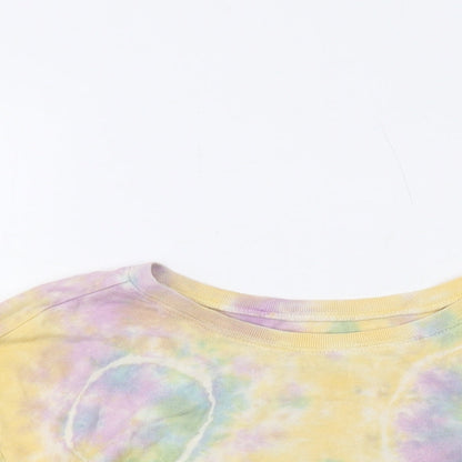 Womens UK Size M Urban Outfitters Multicoloured Basic T-Shirt