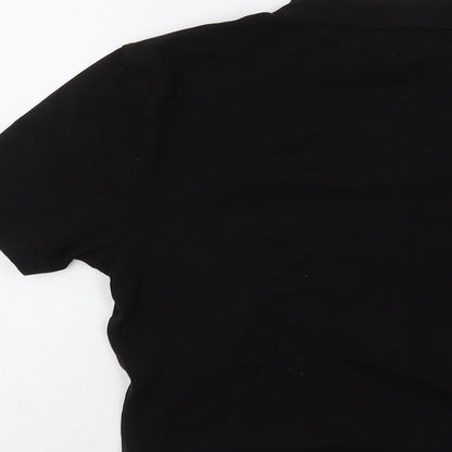 Womens UK Size S NA-KD Black Cropped T-Shirt