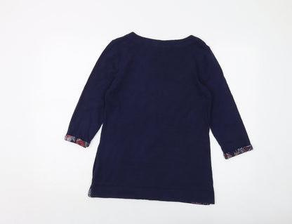Womens UK Size XS Dickins & Jones Black Basic T-Shirt