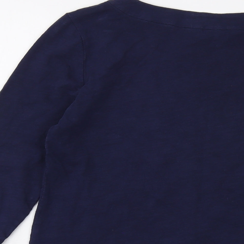 Womens UK Size XS Dickins & Jones Black Basic T-Shirt