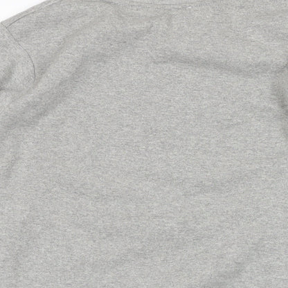 Hype Womens Grey Cotton Pullover Sweatshirt Size S