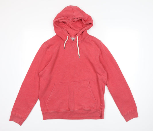 Topman Mens Pink Cotton Pullover Hoodie Size M