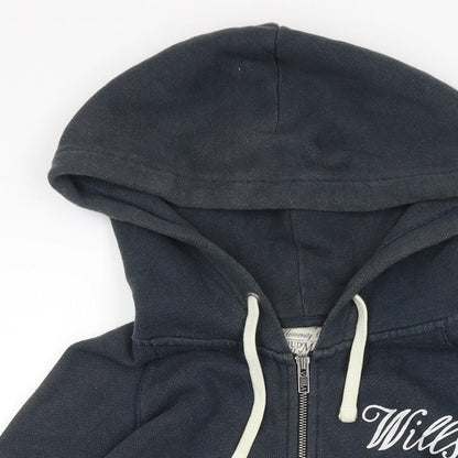 Womens UK Size 14 Jack Wills Blue Full Zip Hoodie