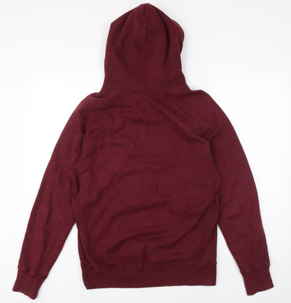 Mens UK Size S Jack Wills Red Pullover Hoodie