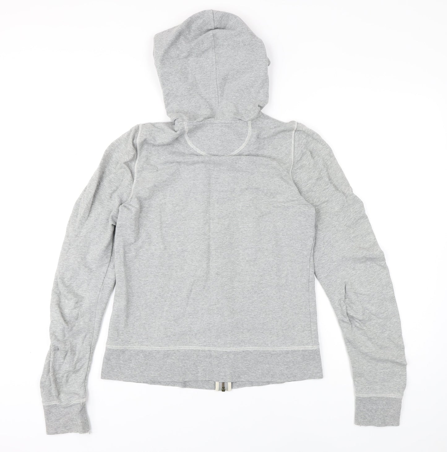 Gap Womens Grey Cotton Full Zip Hoodie Size M Zip