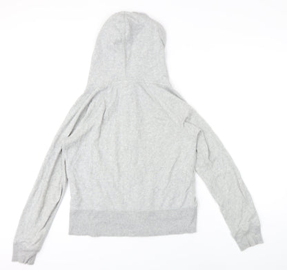 Gap Womens Grey Cotton Full Zip Hoodie Size M Zip