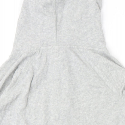 Gap Womens Grey Cotton Full Zip Hoodie Size M Zip