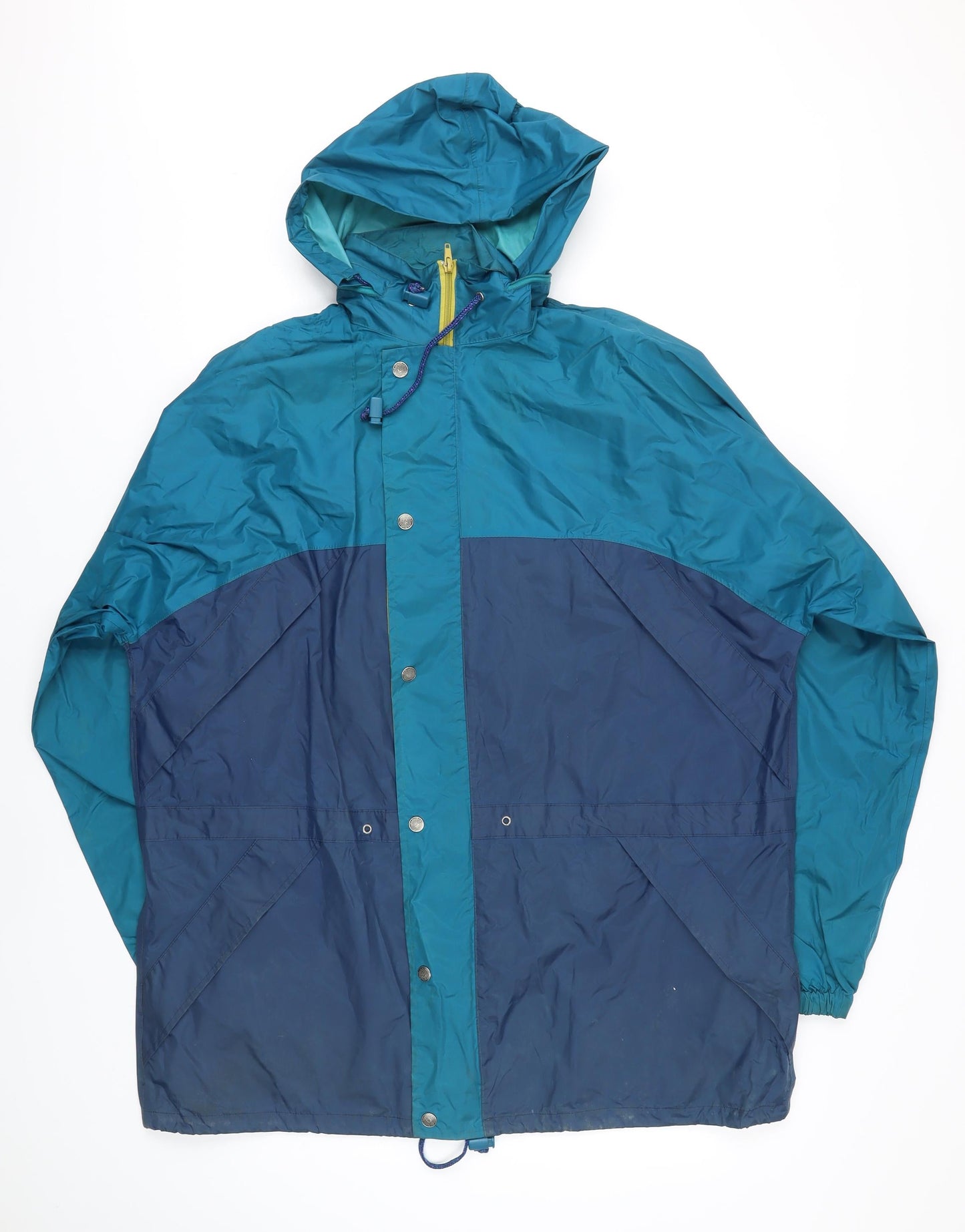 Mens UK Size L L.A Blue Rain Coat