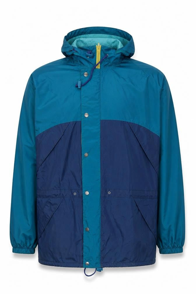 Mens UK Size L L.A Blue Rain Coat