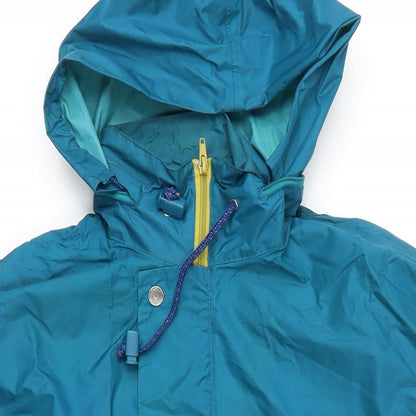 Mens UK Size L L.A Blue Rain Coat