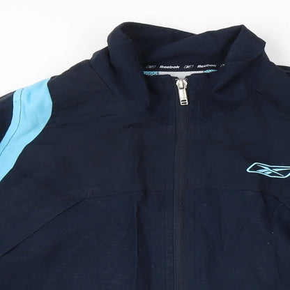 Mens UK Size M Reebok Blue Jacket