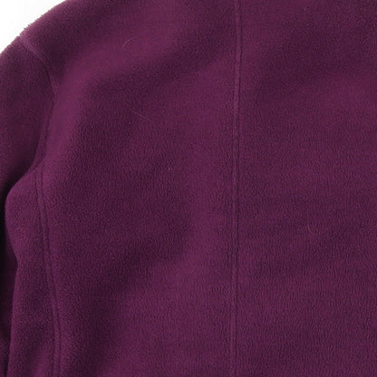 Cotton Traders Womens Purple Jacket Size 14 Zip