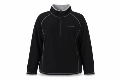 Mountain Life Womens Black 100% Polyester Pullover Sweatshirt Size 16