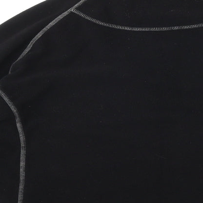 Mountain Life Womens Black 100% Polyester Pullover Sweatshirt Size 16
