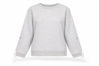 Marks & Spencer Womens Grey Polyester Pullover Sweatshirt Size 12 Pullover