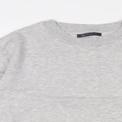 Womens UK Size 12 Marks and Spencer Grey Pullover Sweatshirt
