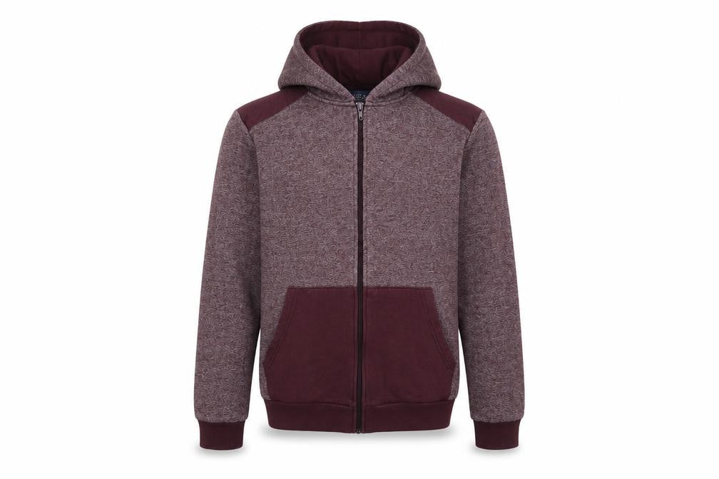 Mens UK Size XS Topman Red Full Zip Hoodie