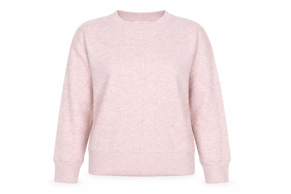 Next Womens Pink Viscose Pullover Sweatshirt Size 8 Pullover