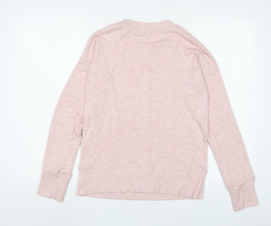 Womens UK Size 8 NEXT Pink Pullover Sweatshirt