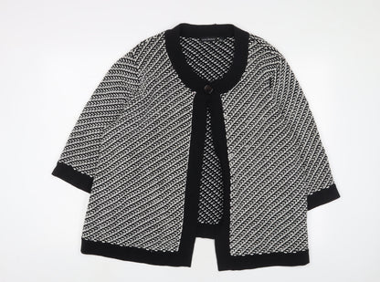 Womens UK Size 20 James Lakeland Black Cardigan Jumper