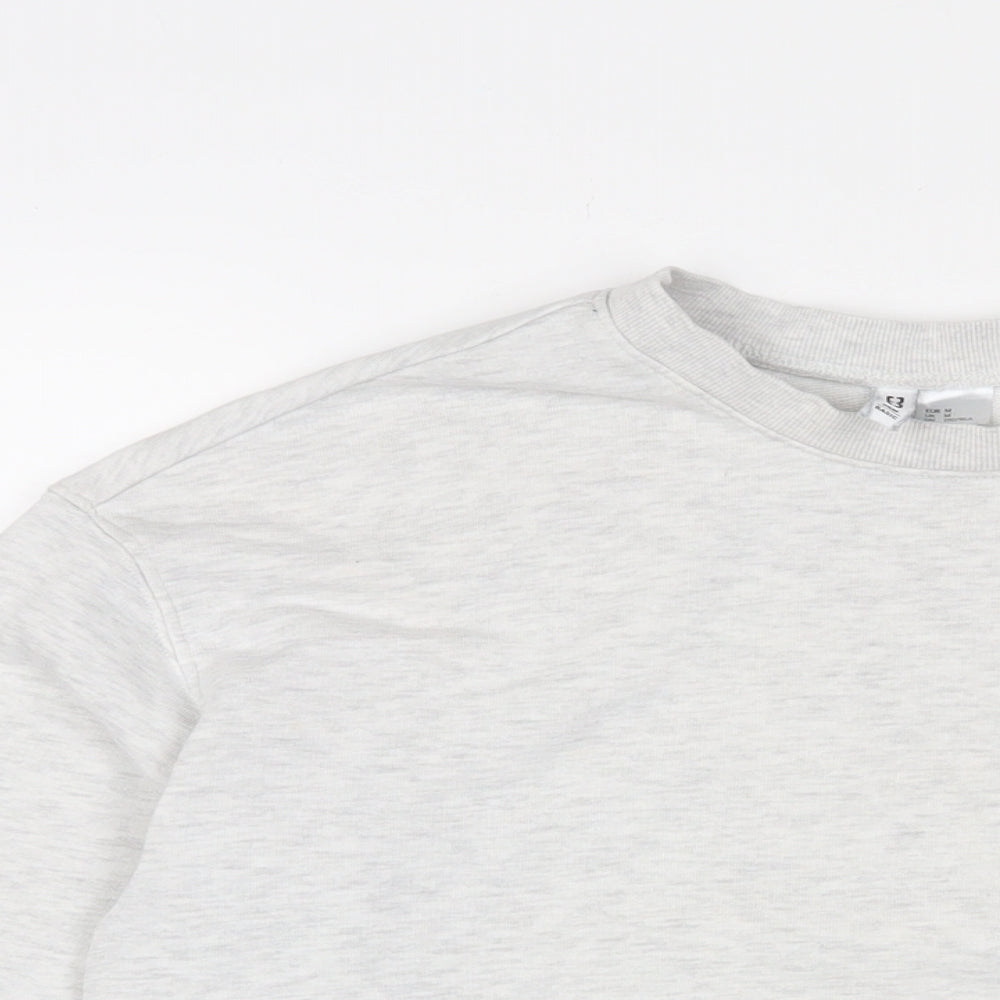 H&M Womens Grey Cotton Pullover Sweatshirt Size M Pullover - NASA