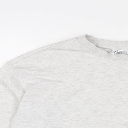 H&M Womens Grey Cotton Pullover Sweatshirt Size M Pullover - NASA