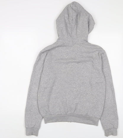 Womens UK Size S H&M Grey Full Zip Hoodie