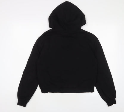 H&M Womens Black Cotton Pullover Hoodie Size S Pullover - New York