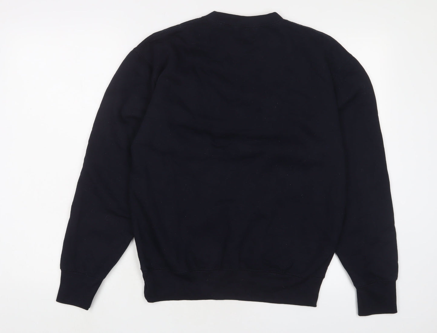 PRETTYLITTLETHING Womens Blue Cotton Pullover Sweatshirt Size S Pullover - Columbia